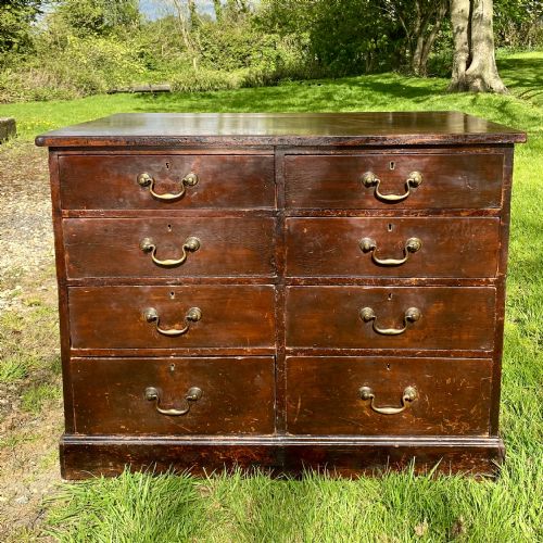 19th century mahogany chest of drawers - CATEGORY: ANTIQUE CHEST OF DRAWERS - DATED 19TH CENTURY