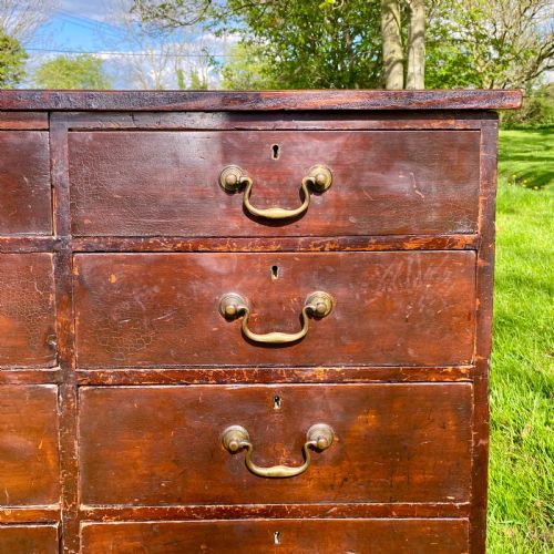 19TH CENTURY MAHOGANY CHEST OF DRAWERS - ADDITIONAL PHOTO 1