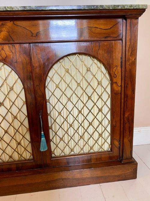 19TH CENTURY ROSEWOOD CHIFFONIER - ADDITIONAL PHOTO 6