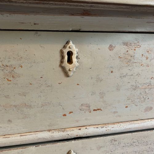 19TH CENTURY CONTINENTAL PAINTED CHEST OF DRAWERS - ADDITIONAL PHOTO 5