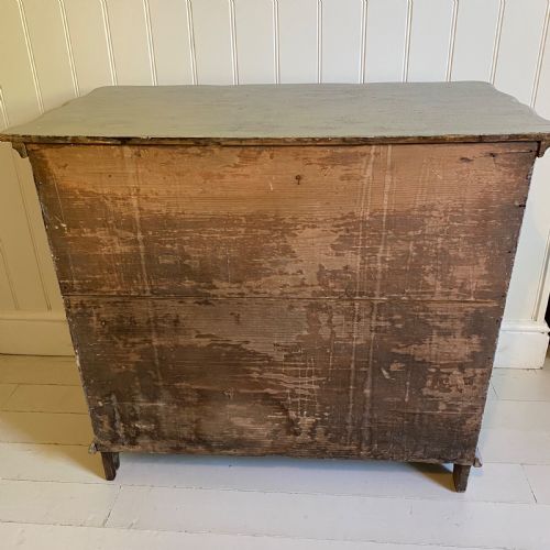 19TH CENTURY CONTINENTAL PAINTED CHEST OF DRAWERS - ADDITIONAL PHOTO 10