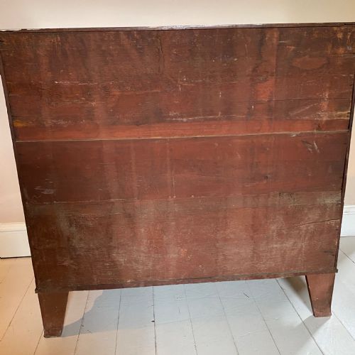19TH CENTURY BOW FRONT CHEST OF DRAWERS - ADDITIONAL PHOTO 11
