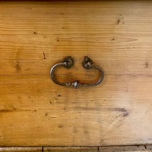19TH CENTURY PINE TRUNK - ADDITIONAL PHOTO 6