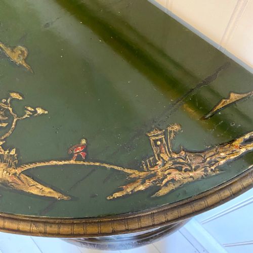 GREEN CHINOISERIE CUPBOARD - ADDITIONAL PHOTO 3