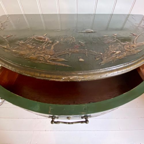 GREEN CHINOISERIE CUPBOARD - ADDITIONAL PHOTO 5