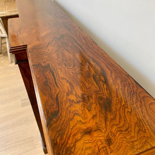 19TH CENTURY ROSEWOOD GLAZED BOOKCASE - ADDITIONAL PHOTO 2