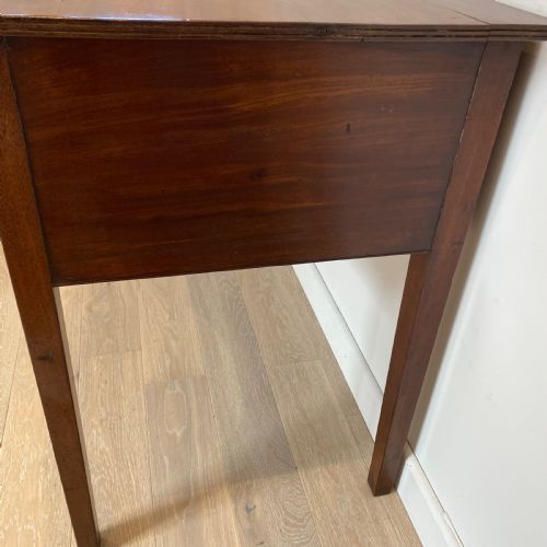 C19TH MAHOGANY SIDEBOARD WRITING TABLE - ADDITIONAL PHOTO 10