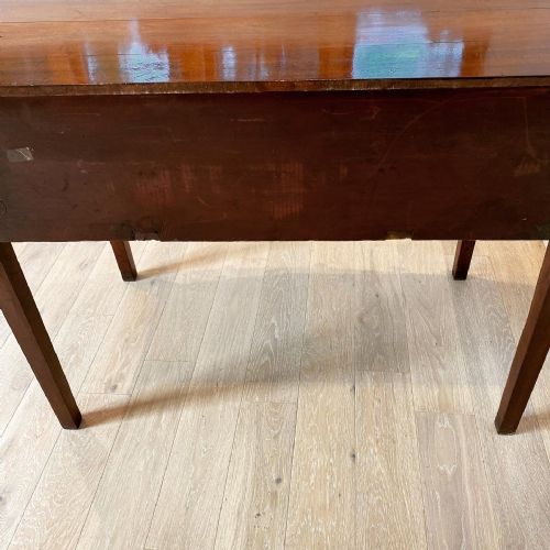 C19TH MAHOGANY SIDEBOARD WRITING TABLE - ADDITIONAL PHOTO 3
