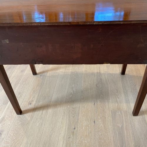 C19TH MAHOGANY SIDEBOARD WRITING TABLE - ADDITIONAL PHOTO 4