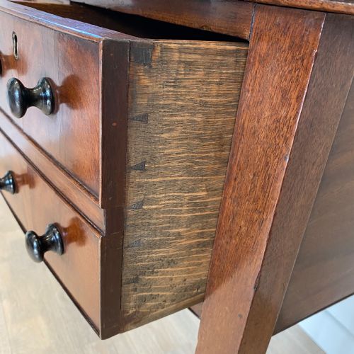 C19TH MAHOGANY SIDEBOARD WRITING TABLE - ADDITIONAL PHOTO 6