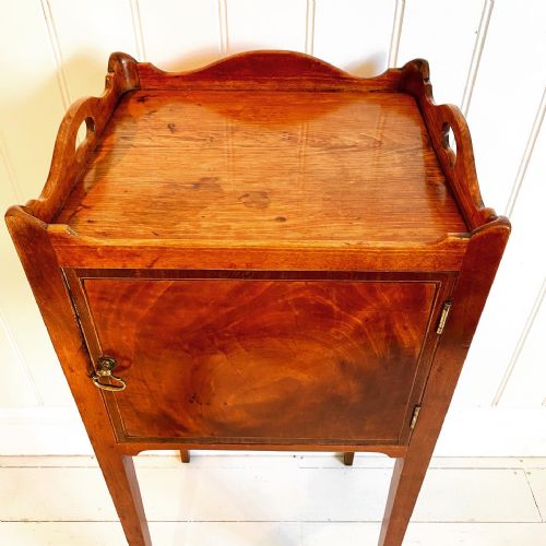 GEORGE LL FRUITWOOD BEDSIDE CUPBOARD - ADDITIONAL PHOTO 1