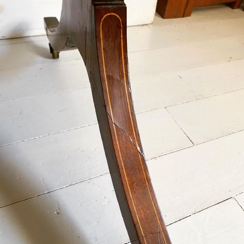 REGENCY MAHOGANY SOFA TABLE - ADDITIONAL PHOTO 7