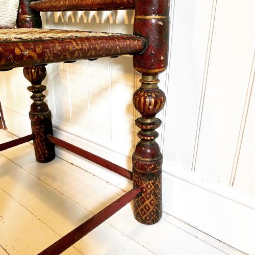 LACQUERED BALINESE CHAIR - ADDITIONAL PHOTO 6