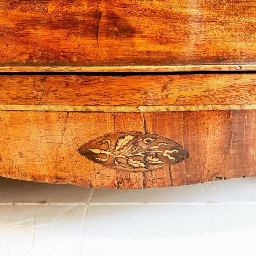 REGENCY MAHOGANY BOW FRONT CHEST OF DRAWERS - ADDITIONAL PHOTO 8