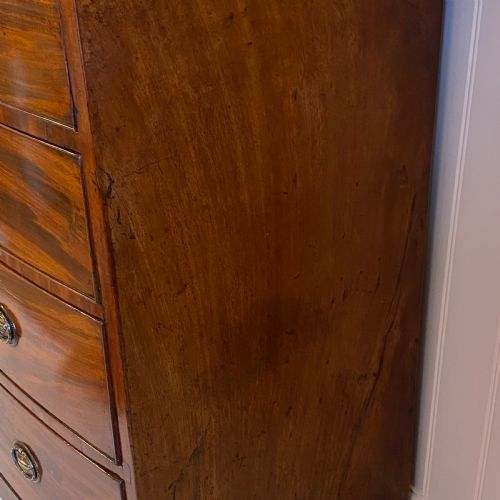 19TH CENTURY MAHOGANY CHEST OF DRAWERS - ADDITIONAL PHOTO 6