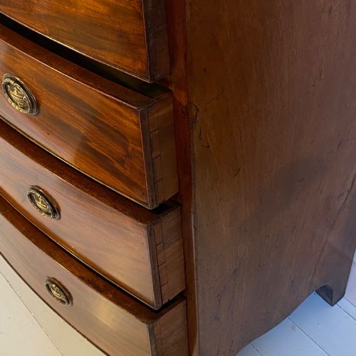 19TH CENTURY MAHOGANY CHEST OF DRAWERS - ADDITIONAL PHOTO 8