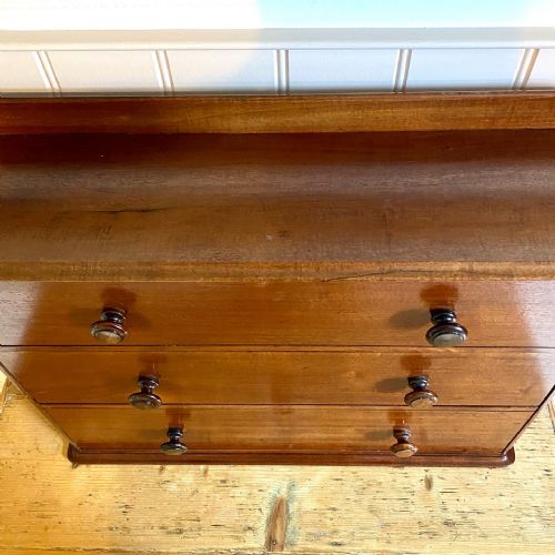 19TH CENTURY SMALL MAHOGANY DRAWERS - ADDITIONAL PHOTO 4
