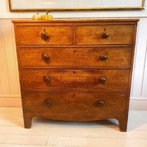 19th century mahogany chest of drawers - CATEGORY: ANTIQUE CHEST OF DRAWERS - DATED 19TH CENTURY