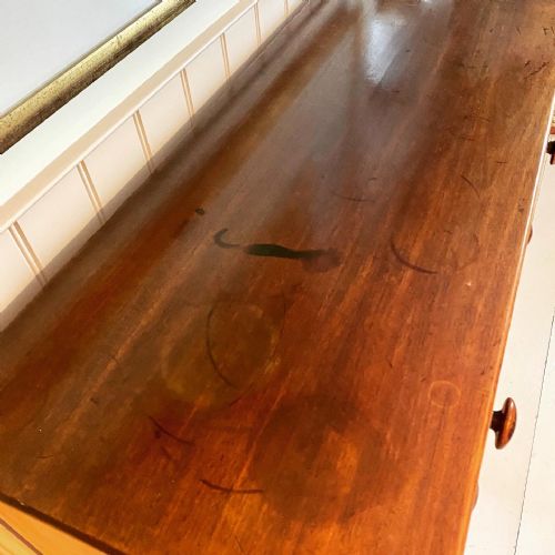 19TH CENTURY MAHOGANY CHEST OF DRAWERS - ADDITIONAL PHOTO 2
