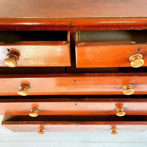 VICTORIAN CHEST OF DRAWERS - ADDITIONAL PHOTO 2