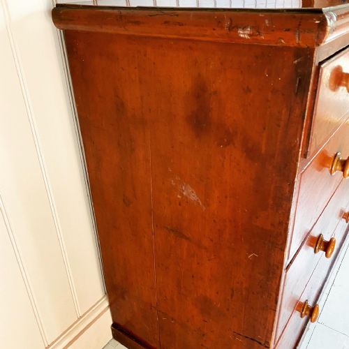 VICTORIAN CHEST OF DRAWERS - ADDITIONAL PHOTO 3