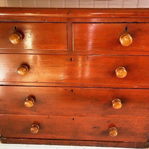 VICTORIAN CHEST OF DRAWERS - ADDITIONAL PHOTO 4