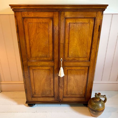 19th century walnut cupboard - CATEGORY: ANTIQUE CUPBOARDS - DATED 19TH CENTURY