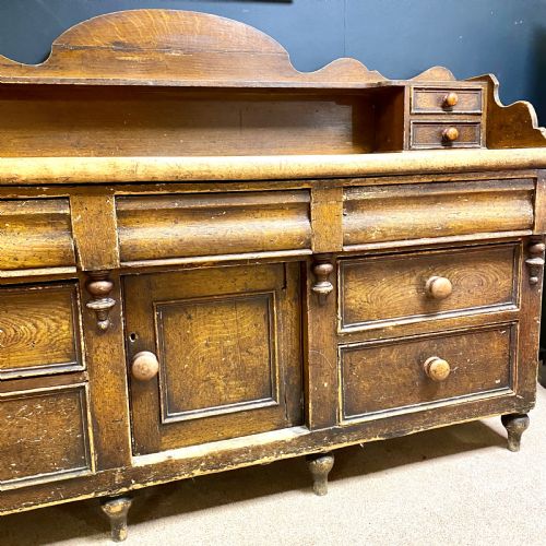 19TH CENTURY DRESSER BASE SIDEBOARD - ADDITIONAL PHOTO 1