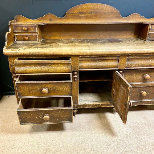 19TH CENTURY DRESSER BASE SIDEBOARD - ADDITIONAL PHOTO 4