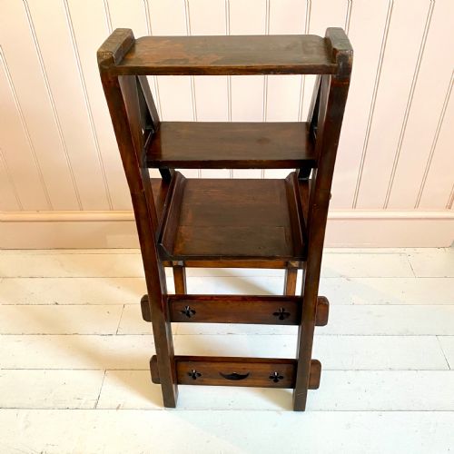 19TH CENTURY WALNUT METAMORPHIC CHAIR - ADDITIONAL PHOTO 7