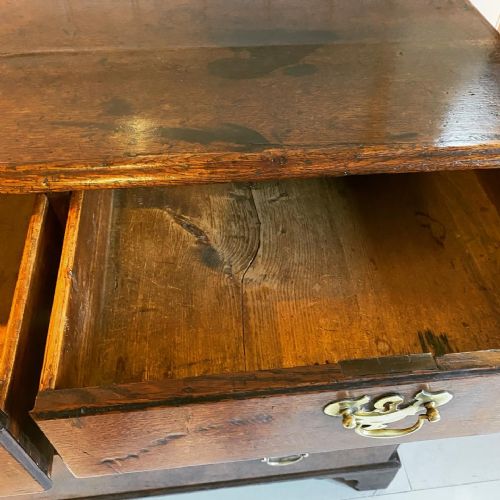 GEORGIAN OAK CHEST OF DRAWERS - ADDITIONAL PHOTO 7