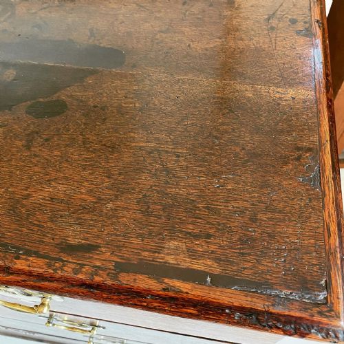 GEORGIAN OAK CHEST OF DRAWERS - ADDITIONAL PHOTO 9