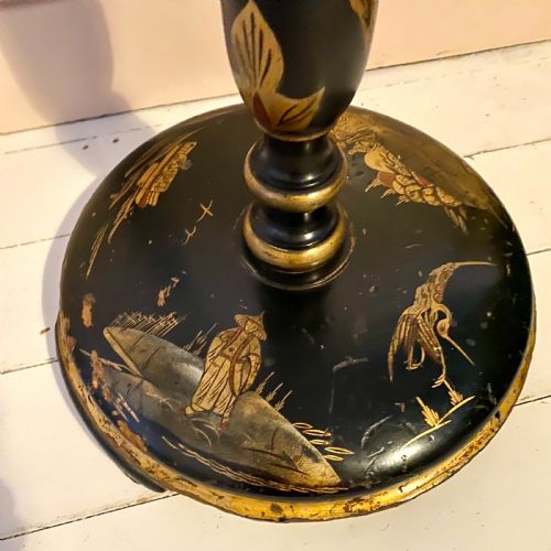 19th century chinoiserie standard lamp - CATEGORY: ANTIQUE  - DATED 19TH CENTURY