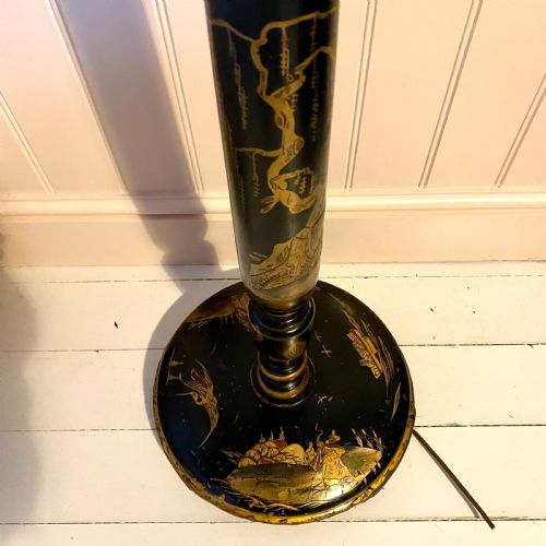 19TH CENTURY CHINOISERIE STANDARD LAMP - ADDITIONAL PHOTO 1