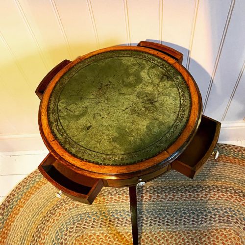 19TH CENTURY DRUM SIDE TABLE - ADDITIONAL PHOTO 1