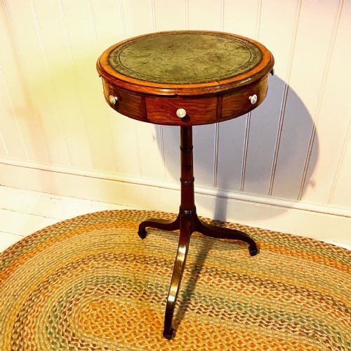 19TH CENTURY DRUM SIDE TABLE - ADDITIONAL PHOTO 2