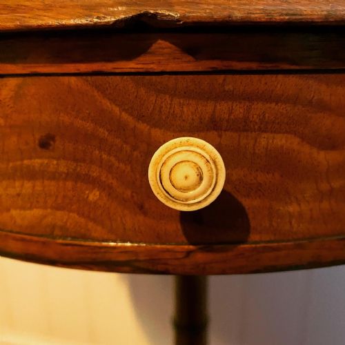 19TH CENTURY DRUM SIDE TABLE - ADDITIONAL PHOTO 5