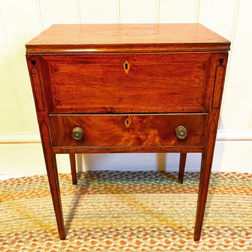 GEORGIAN TEAPOY SEWING TABLE - ADDITIONAL PHOTO 1