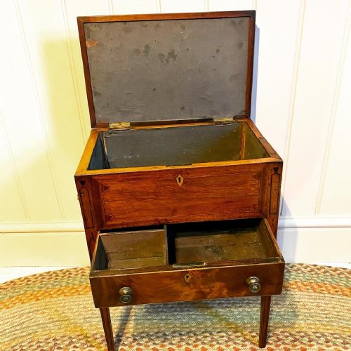 GEORGIAN TEAPOY SEWING TABLE - ADDITIONAL PHOTO 2