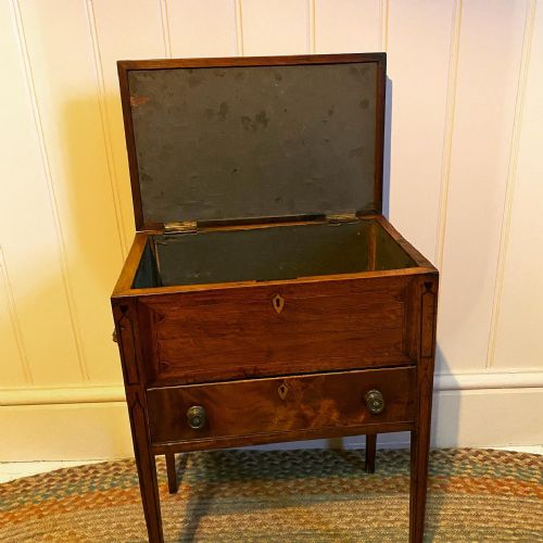 GEORGIAN TEAPOY SEWING TABLE - ADDITIONAL PHOTO 4
