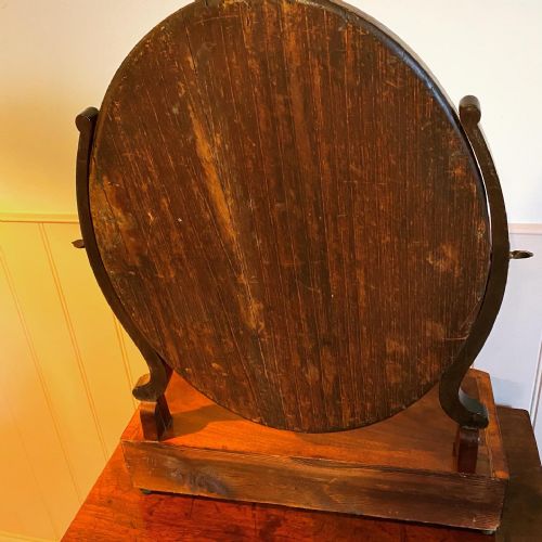 GEORGIAN MAHOGANY DRESSING TABLE MIRROR - ADDITIONAL PHOTO 1
