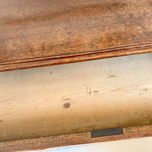 GEORGIAN OAK CHEST OF DRAWERS - ADDITIONAL PHOTO 9