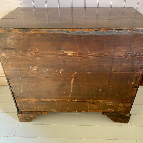 GEORGIAN OAK CHEST OF DRAWERS - ADDITIONAL PHOTO 10