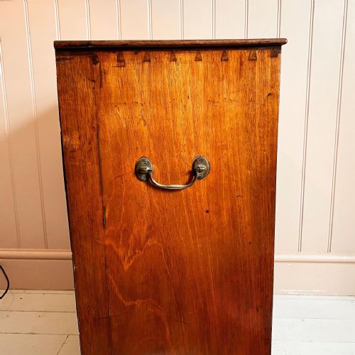 19TH CENTURY CAMPAIGN CUPBOARD - ADDITIONAL PHOTO 8