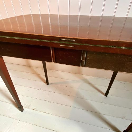 GEORGE III MAHOGANY CARD TABLE - ADDITIONAL PHOTO 11