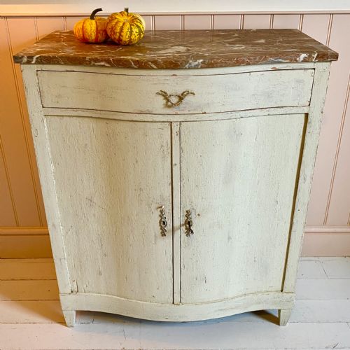 19th century swedish painted cupboard - CATEGORY: ANTIQUE CUPBOARDS - DATED 19TH CENTURY