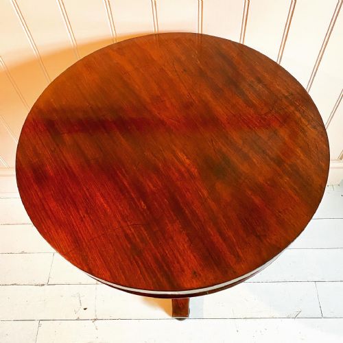 19TH CENTURY MAHOGANY OCCASIONAL TABLE - ADDITIONAL PHOTO 6
