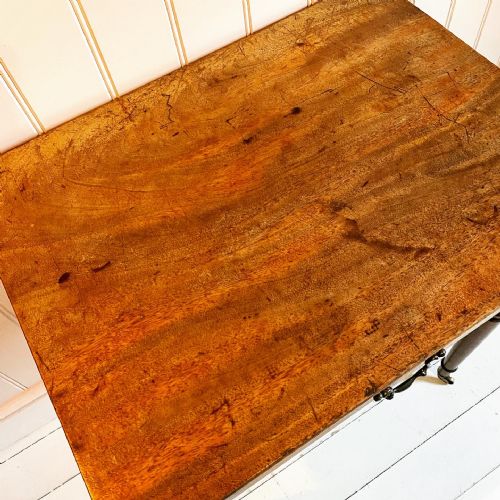 19TH CENTURY MAHOGANY SIDE TABLE - ADDITIONAL PHOTO 4