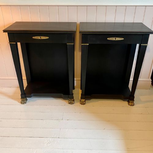 PAIR OF PAINTED CONSOLES - ADDITIONAL PHOTO 2