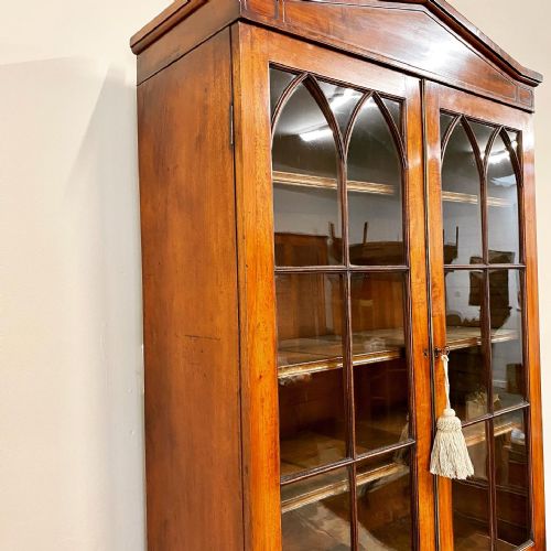 19TH CENTURY MAHOGANY SECRETAIRE BOOKCASE - ADDITIONAL PHOTO 2